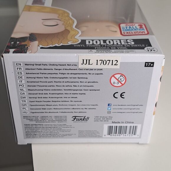 Westworld Dolores Funko POP! EXCLUSIVE  Limited Edition Vinyl Figure - Picture 5 of 6